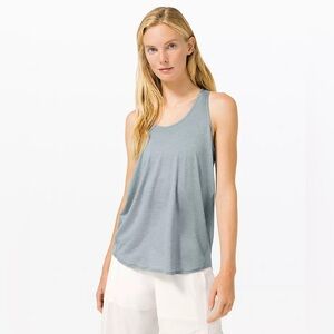 Lululemon Essential Tank Top - Blue Cast - Size 10